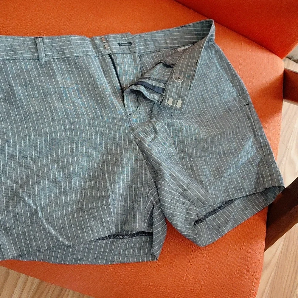 Banana Republic Blue and White Striped Garment